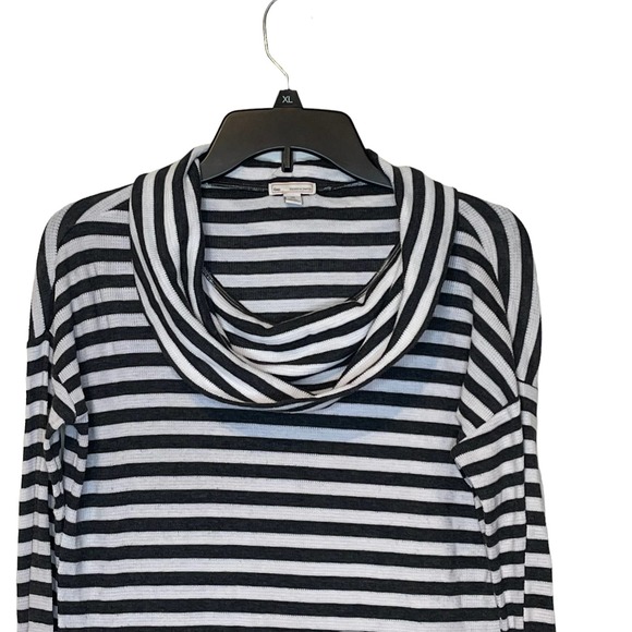 Gap Women's Pullover Sweater Top Knit Turtleneck Longsleeve Striped Blue Size XS - Picture 2 of 8